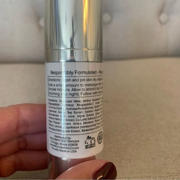 Peptide Complex Serum by Microderm GLO Best Skin Toning Facial Tightening - Picture 8 of 14